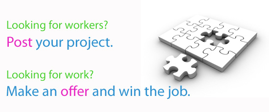 Are you looking for outsourcing servicers? Do you work as a freelancer? Post your projects or offer your services.